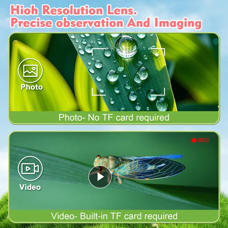 Handheld 1000x Microscope with 3 Inch IPS Screen