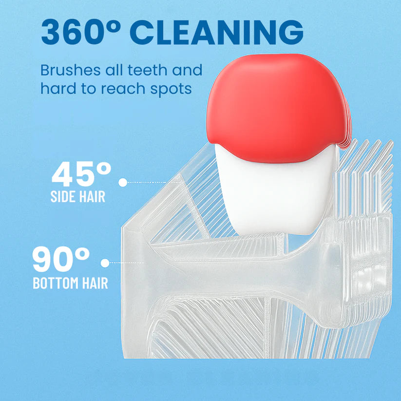 ToddlaClean™ – U-Shaped Ultrasonic Toothbrush for Kids