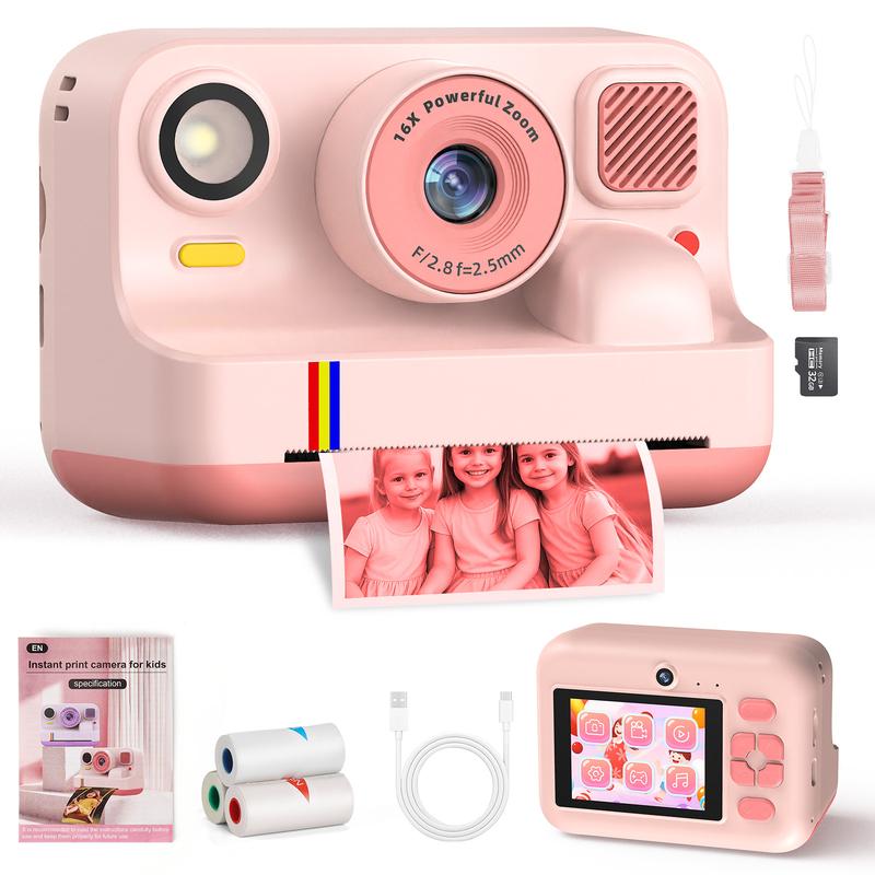 Kids 1080P Instant Print Camera