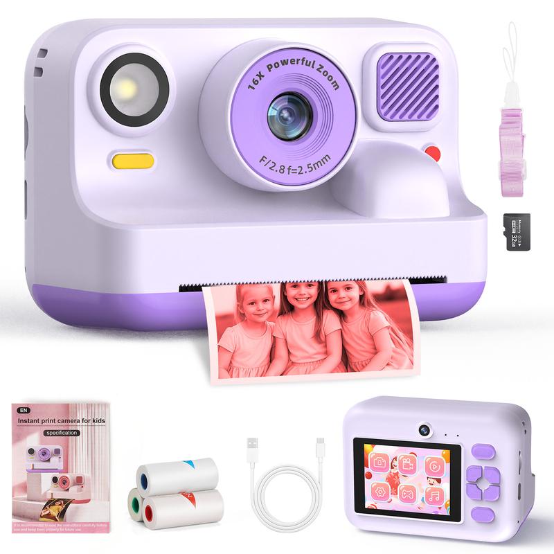 Kids 1080P Instant Print Camera