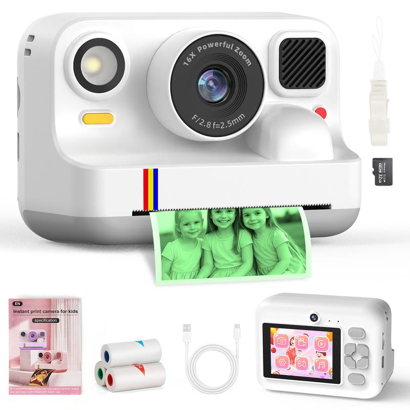 Kids 1080P Instant Print Camera