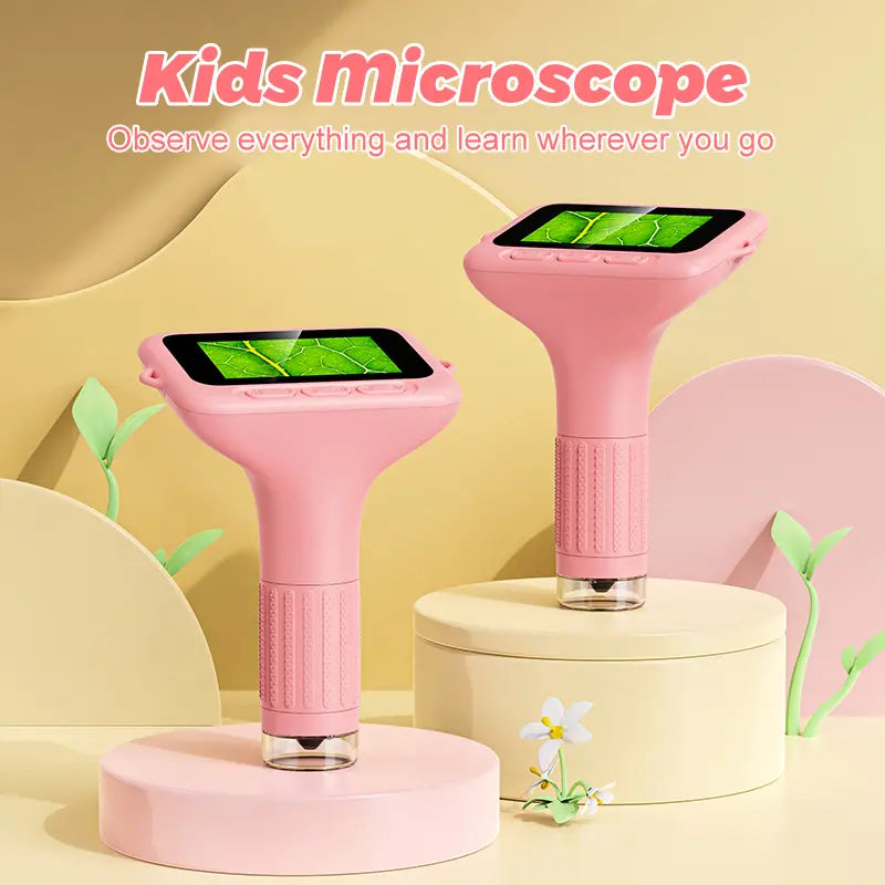 Handheld 1000x Microscope with 3 Inch IPS Screen